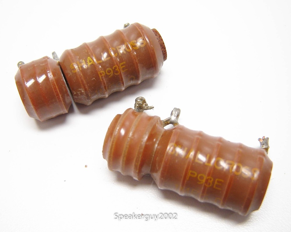 2 Shallcross Precision Wire-Wound Resistors / 1M Ohm .01% -- RM