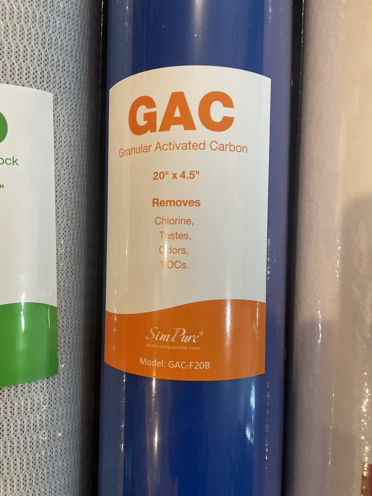 SimPure Whole House Water Filter Cartridges 5 Micron 20" x 4.5" (633)