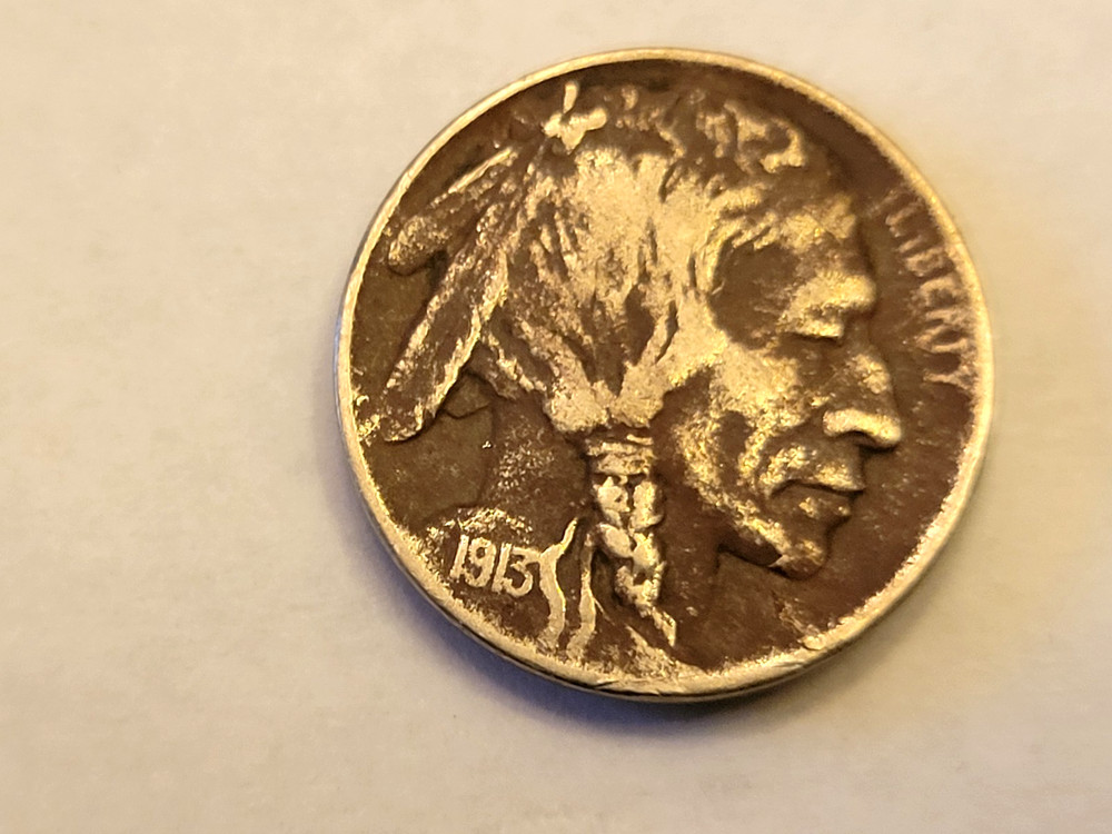 1913 d type 2 buffalo nickel