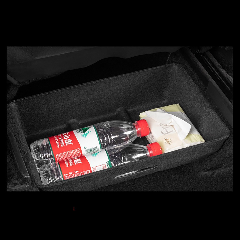 Under-Seat Storage Tray Hidden Box Organizer Bin Box Container for Tesla Model Y