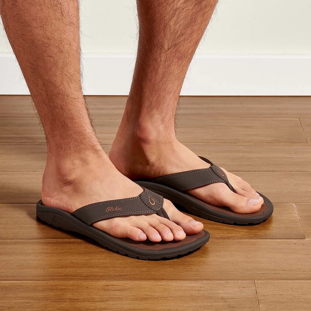 OluKai Ohana Sandals - Men's - 11 / Dark Java/Ray