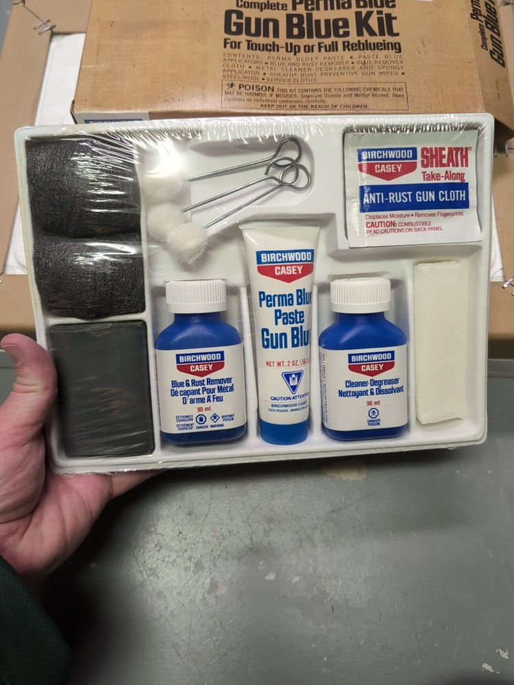 Birchwood Casey Complete Perma Blue Gun Blue Kit- New Open Box