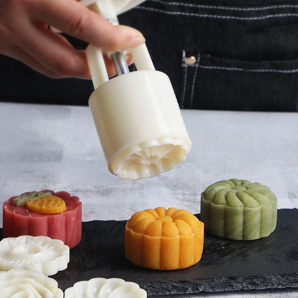 14 PCS Bath Bomb Mold Set Includes 2Pcs Bath Bombs Press and 12Pcs Different Pat