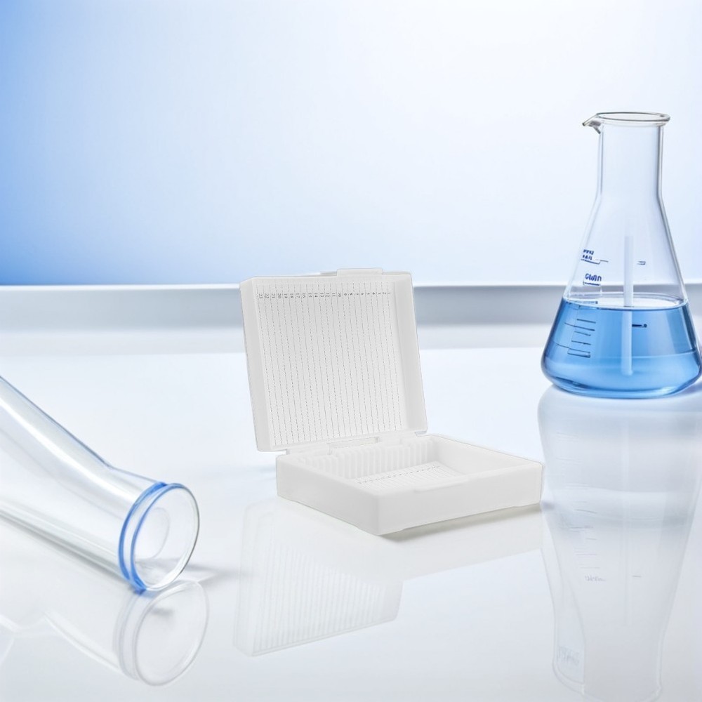 Microscope Accessories Slide Case Laboratory Supply Plastic Container