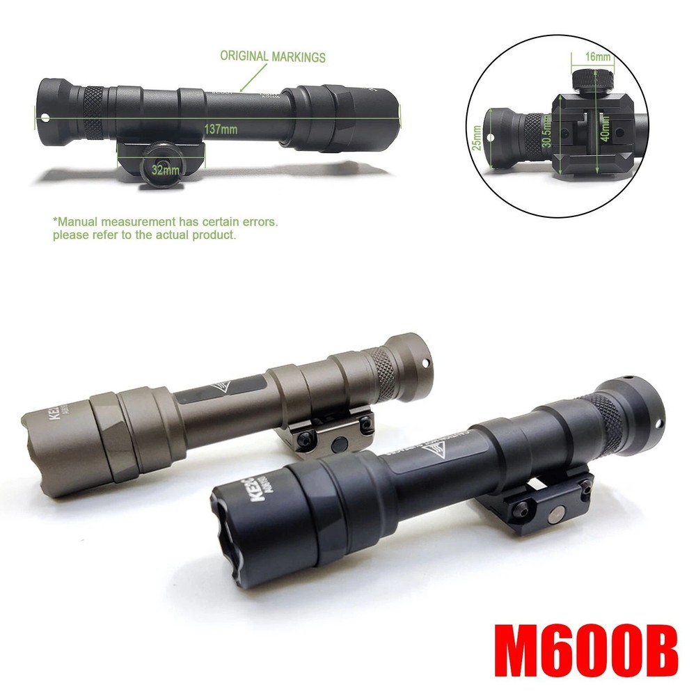 M600B Flashlight LED with Remote Pressure Switch Controller for Rifle Hunting