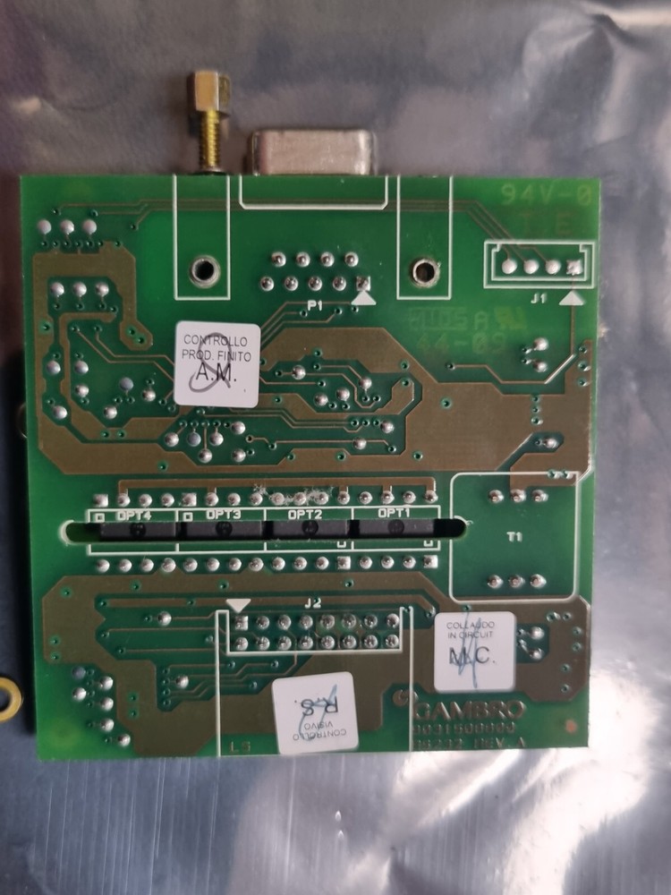 GAMBRO RS232 6972111 INTERFACE BOARD (IN8S1B1)