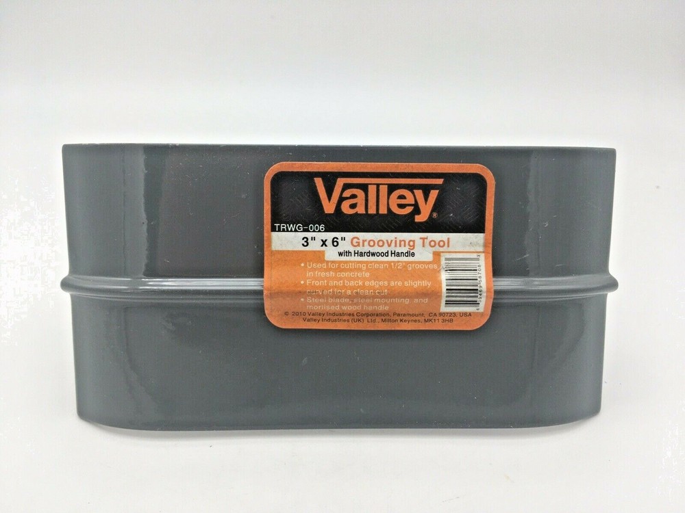 3” X 6” Cement Groover Tool Hardwood Handle