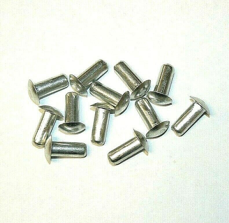 1/4" x 5/8" Mod. Brazier Head Solid Aluminum Rivet - 1100F - (SOFT) - 50 Pcs.