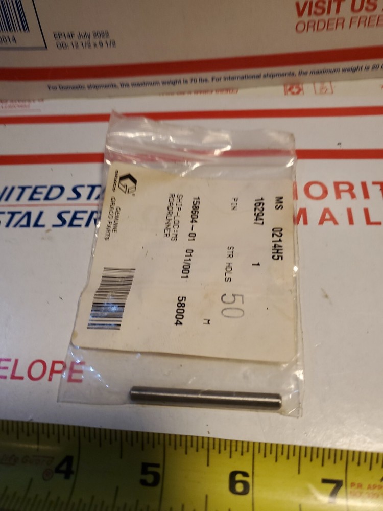 GRACO 162947 PIN REPLACEMENT PART NEW, U5