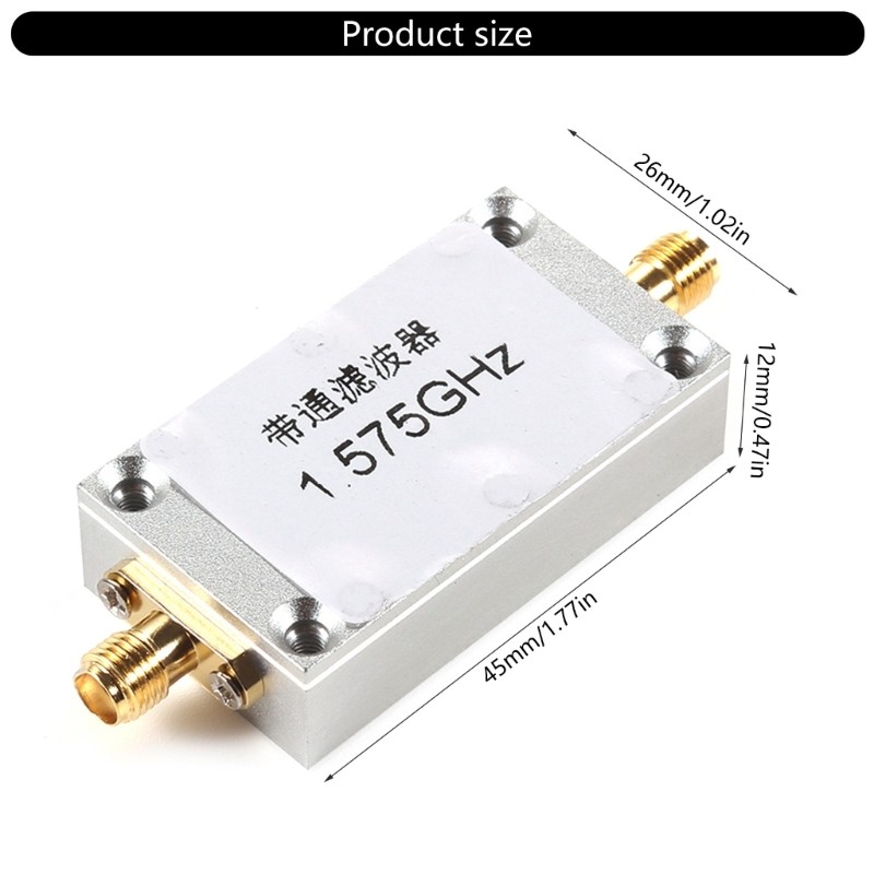 Surfaces Acoustics Waves Bandpass Filter for Satellite Positioning1.575GHZ
