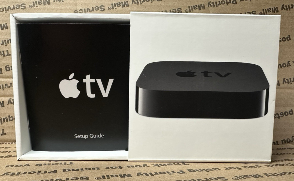 EMPTY BOX - Apple TV 3rd Generation - Black