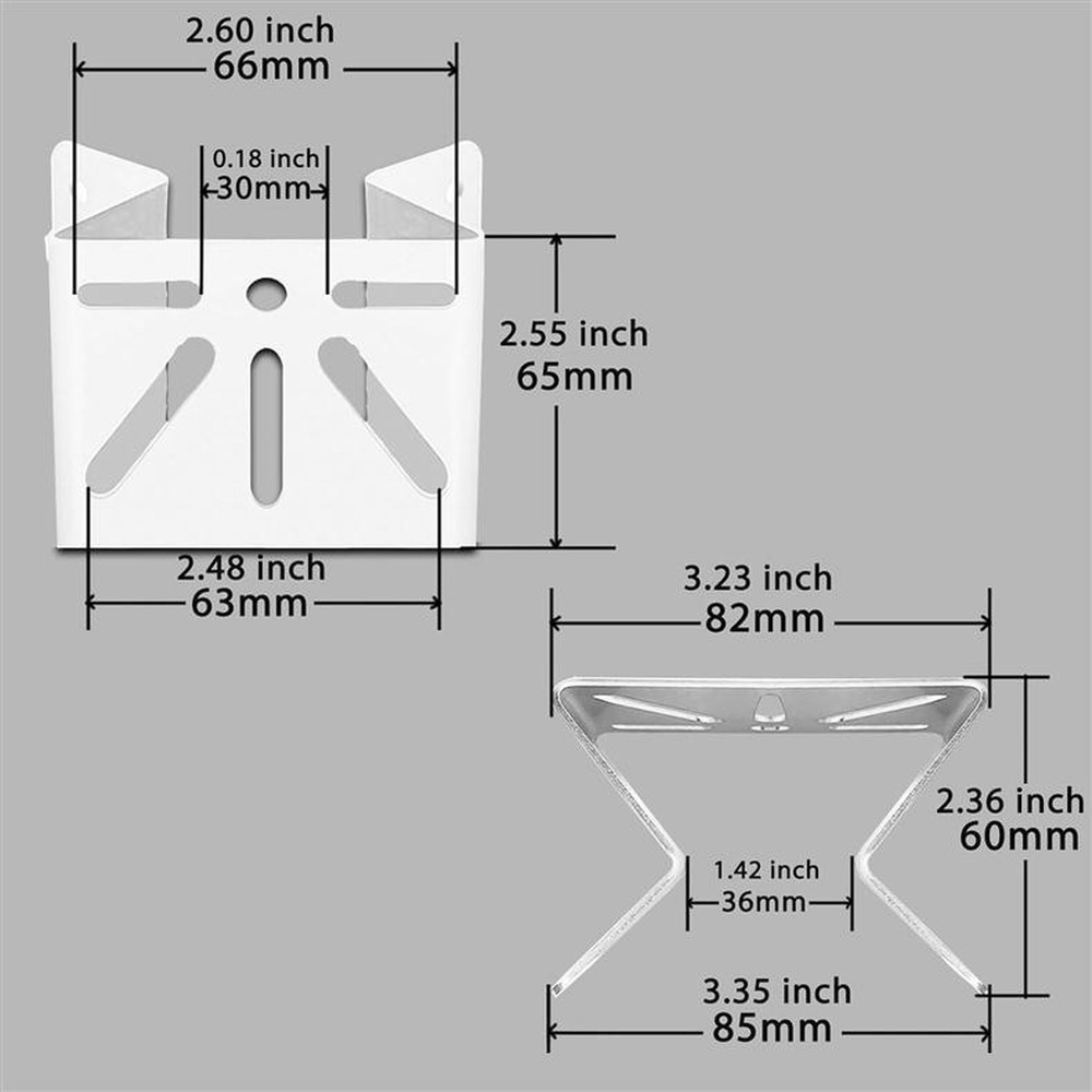 Surveillance Camera Corner Bracket - Wall Mounted for CCTV Installations