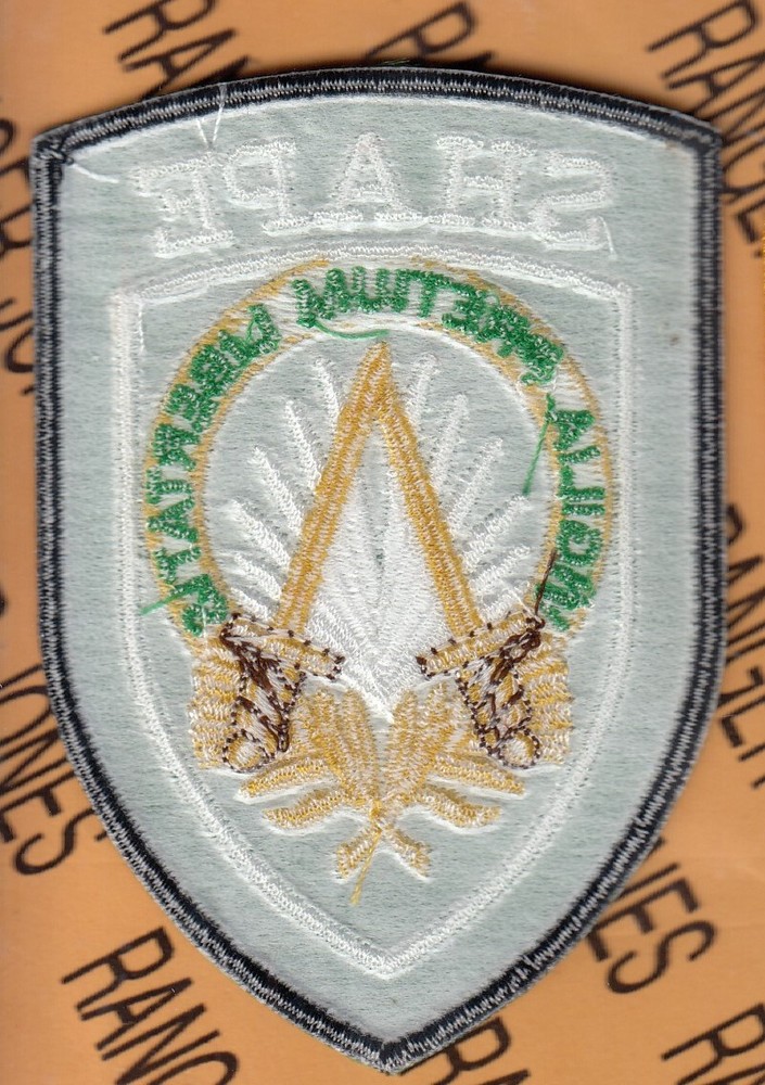 US Army Element SHAPE Supreme Headquarters Allied Powers Europe ~3.5" patch c/e