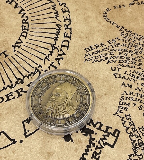 Harry Potter Geek Dumbledore  Token Medal