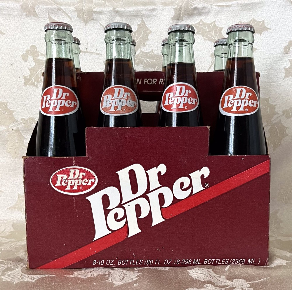 VINTAGE 10oz DR PEPPER 8-PACK CARRIER