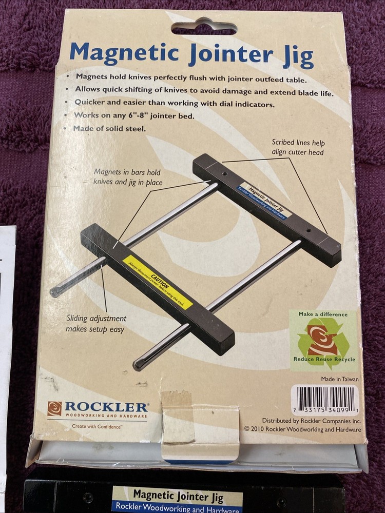 Rockler Magnetic Jointer Jig