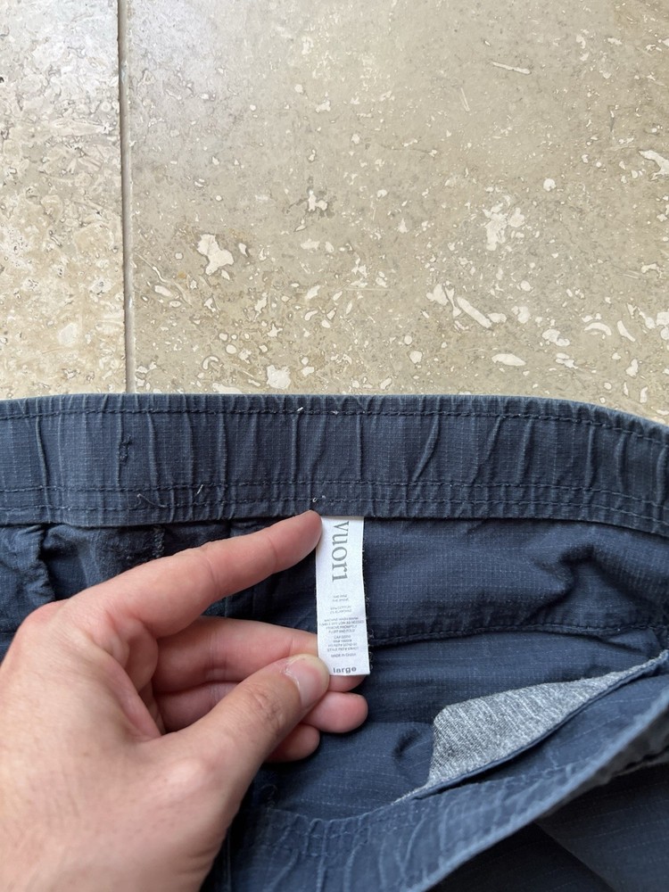 Vuori Women's Blue Riptstop Jogger Pants Size Large