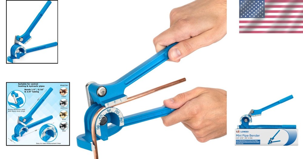 Heavy-Duty Adjustable Pipe Bender - Ideal for Construction & Plumbing Projects