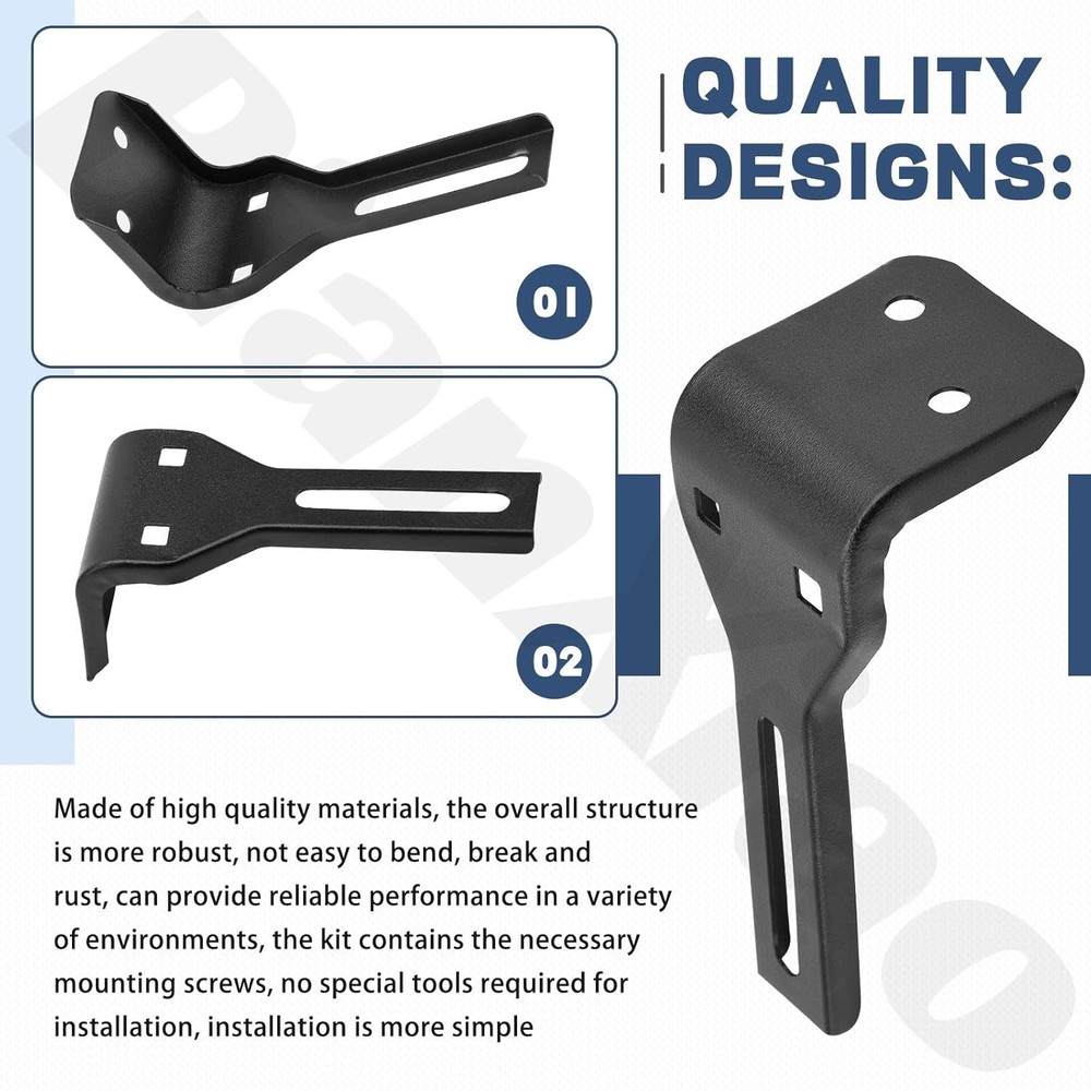 Safety Sensor Extension Bracket Kit 2 Pcs for Garage Door Systems