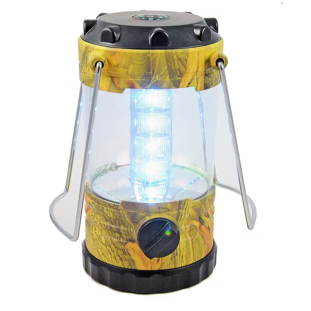 12 LED Battery Operated Camo Lantern (2-Pack)
