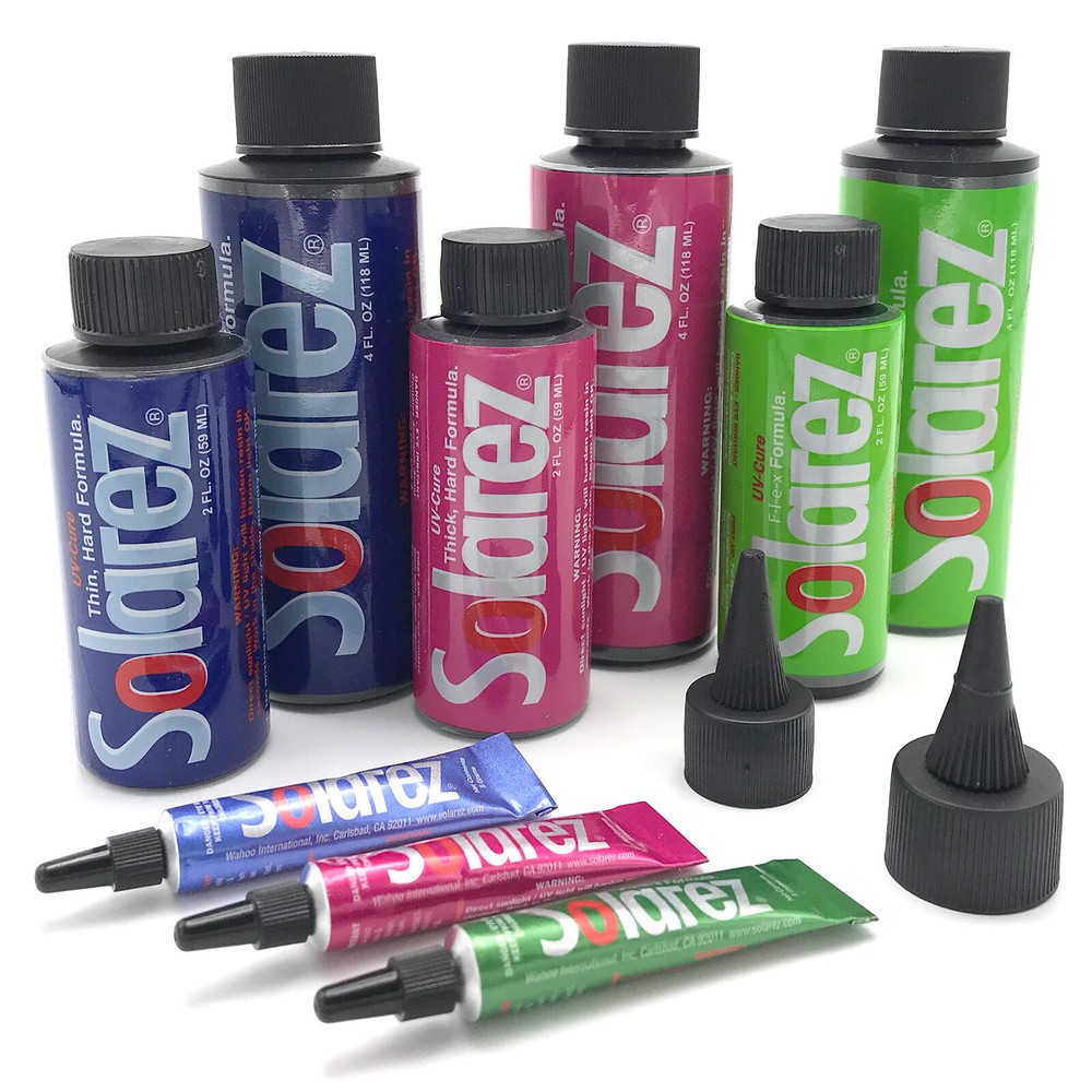 SOLAREZ UV RESIN - Fly Tying UV Cure Thin Thick Flex Formula 3 Sizes Available!