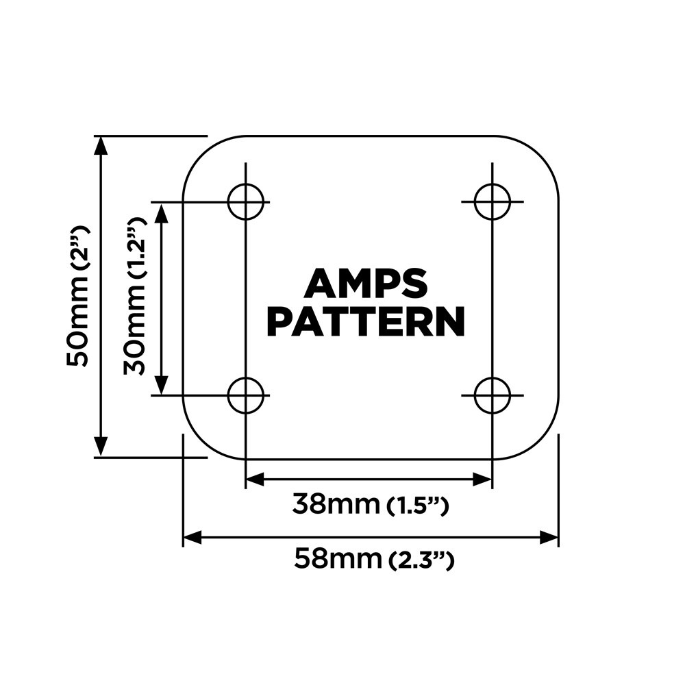 Quad Lock 360 Base - Flat Rectangle