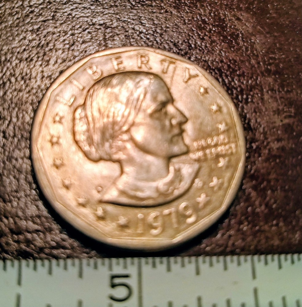 1979 Susan B Anthony library Dollar. Errors & Off Central!