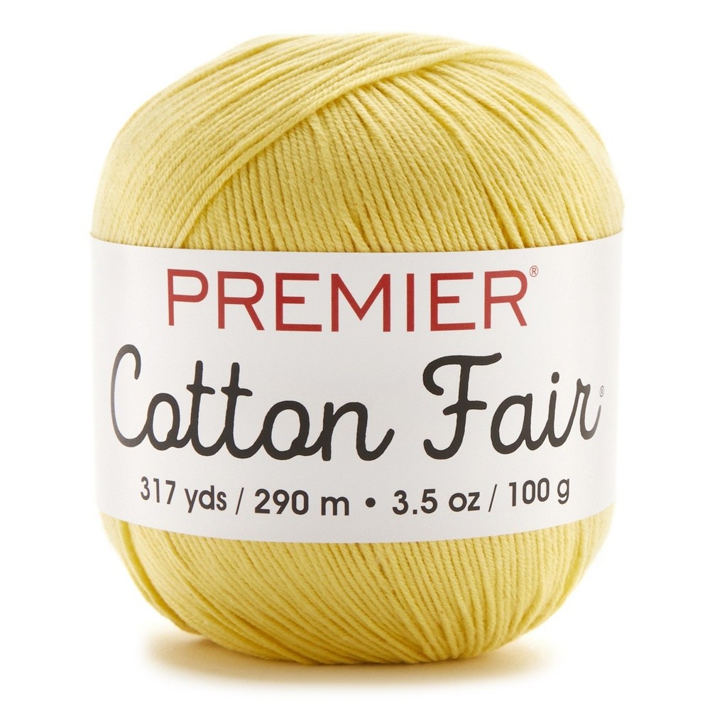 Cotton Fair Solid Yarn Lemon Drops