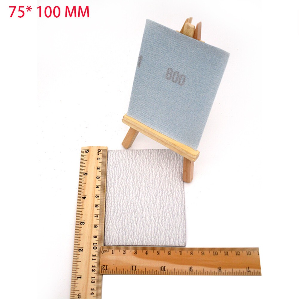 Grit 120-1000 # Sanding Paper 75x100mm Sandpaper Hook And Loop Pads Sheets US