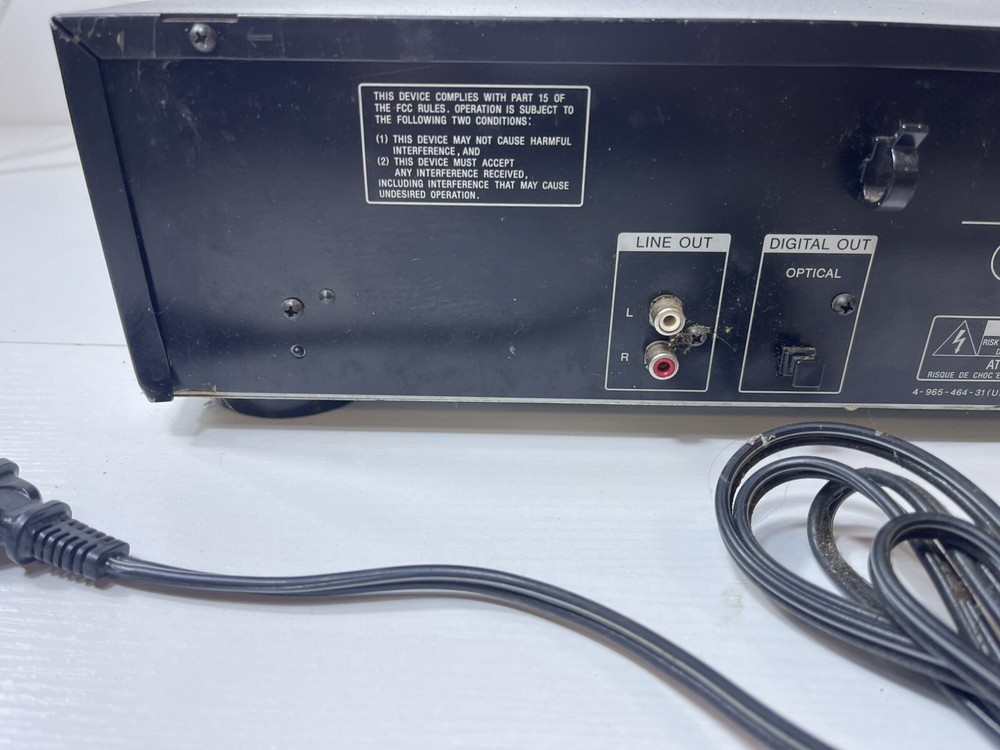 Sony CDP-C500 CD Player 5 Disc Carousel Changer | NO REMOTE