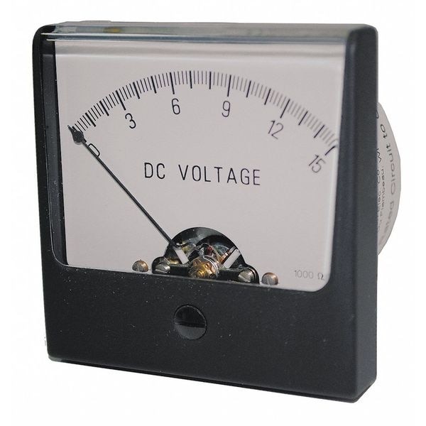 Analog Panel Meter, Dc Voltage, 0-150 Dc V, 12G445