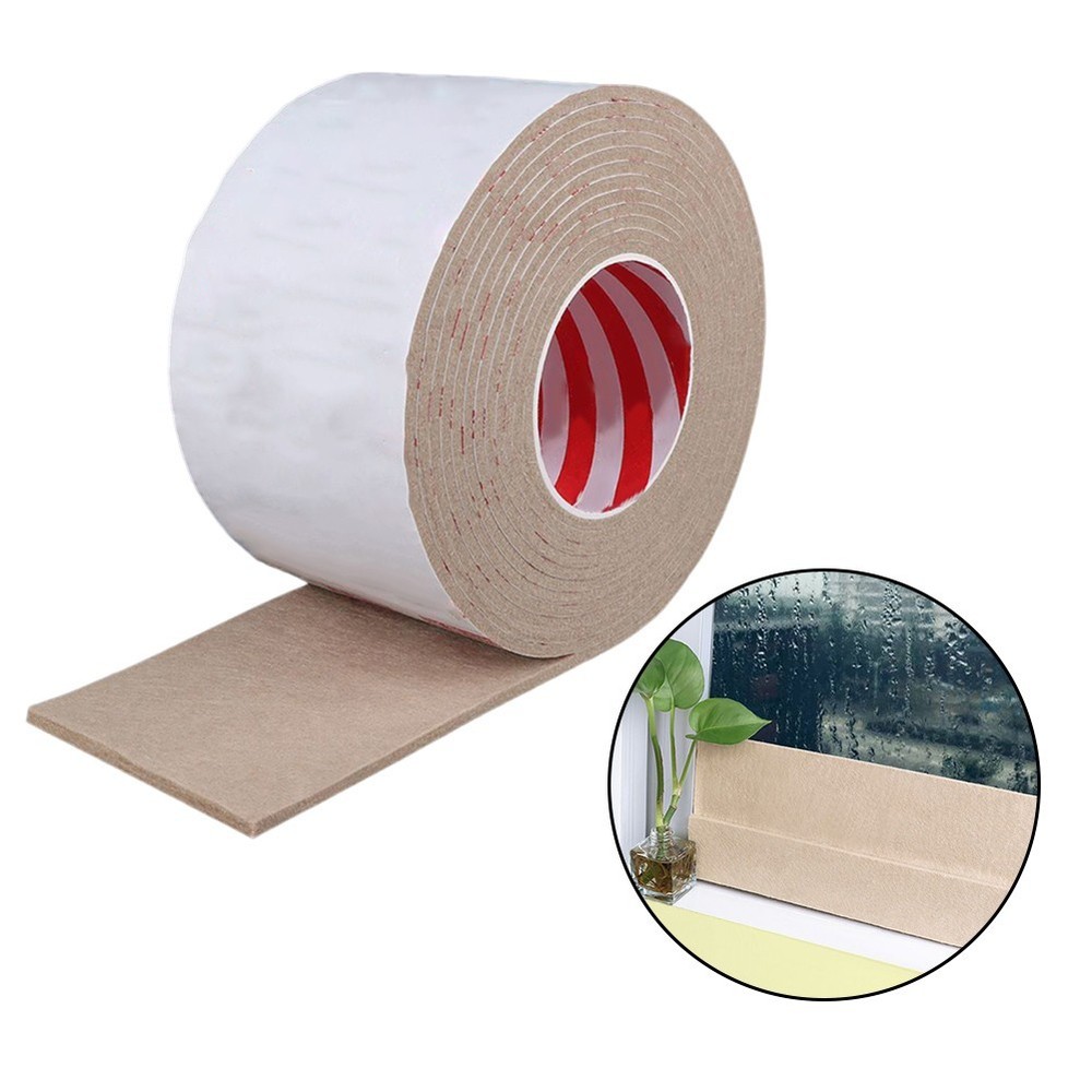 Anticondensation Water Absorption Solution for Glass Surfaces Brown Felt