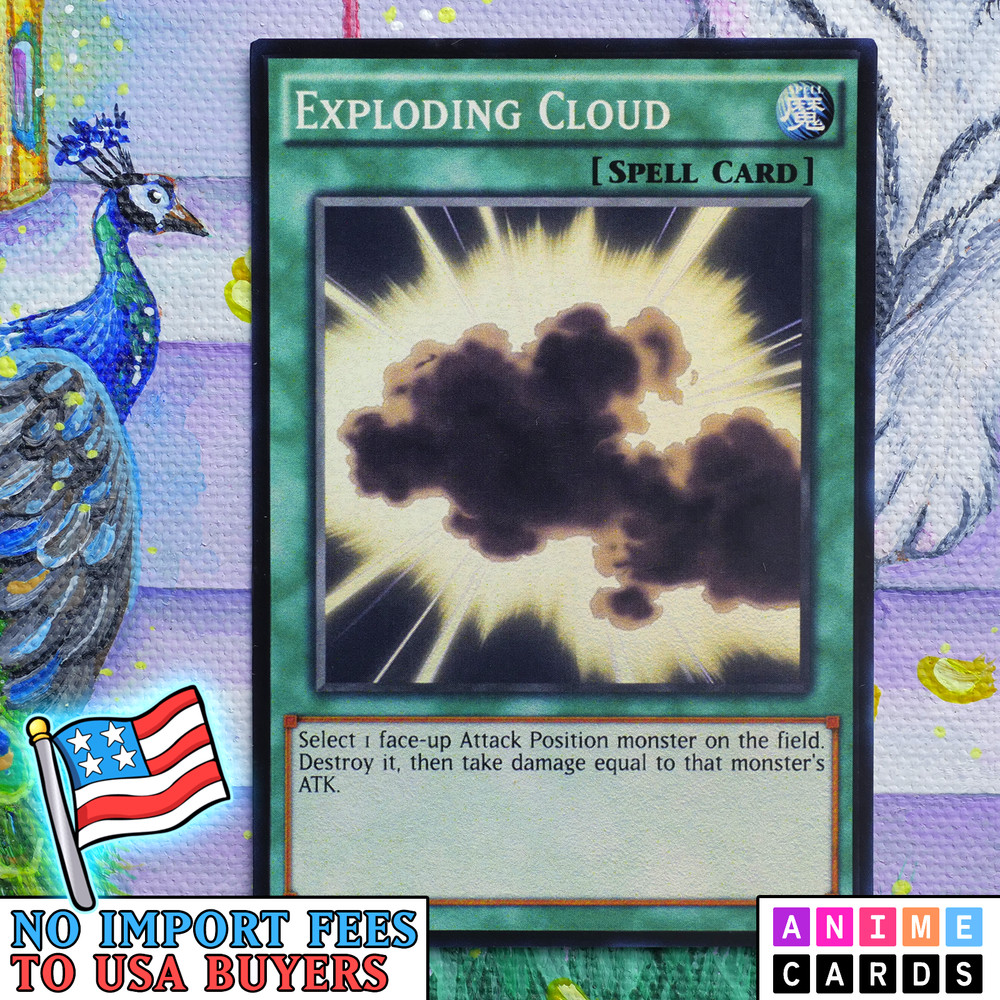 Exploding Cloud ANIME EFFECT HOLO card