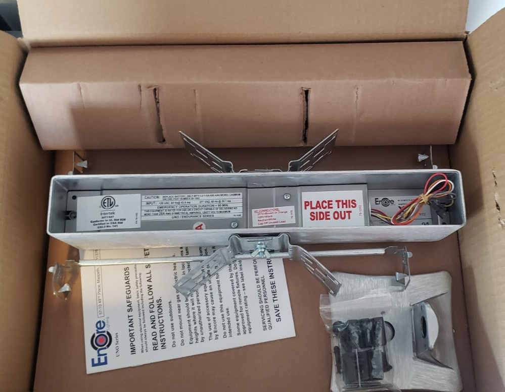 Encore Lighting Exit Light - Universal Mount LED Exit Light Sign G5