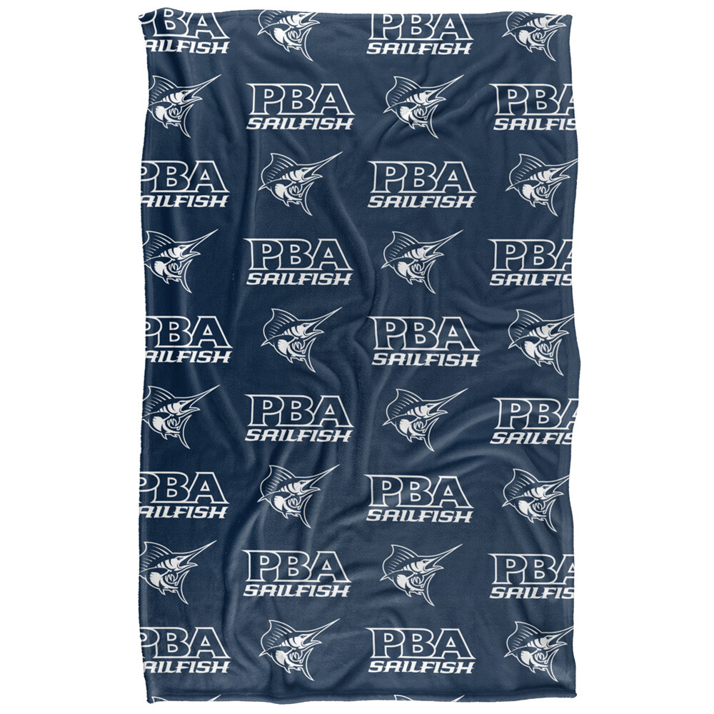 Palm Beach Atlantic University Logo Pattern Silky Touch Super Soft Throw Blanket