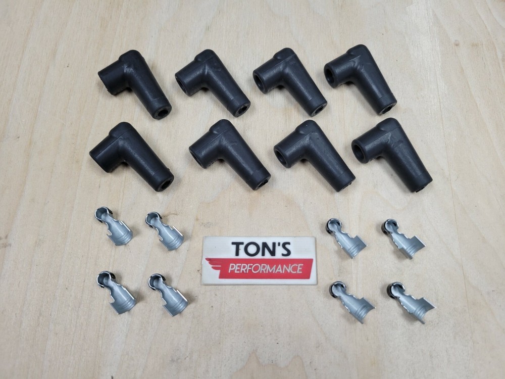 Ignition 8848 Replacement Spark Plug Wire Boot and Terminal Kits SHORT HEI Black