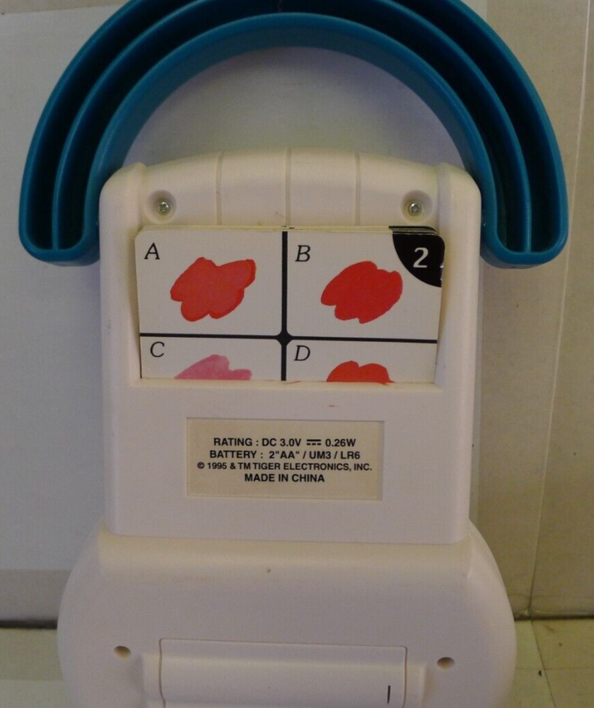 Electronic Handheld Game - 1995 Tiger ED Logic Wise Education Game - TESTED