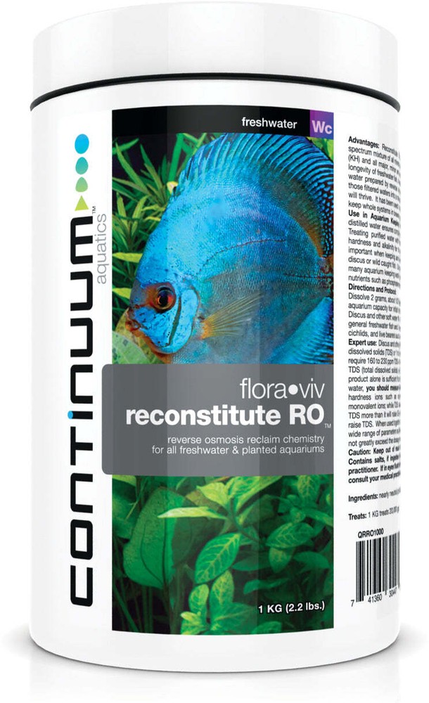 Continuum Aquatics Reconstitute RO Dry