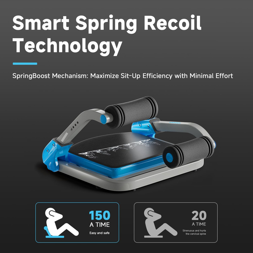 Adjustable Ab Trainer Machine with 350 lbs Capacity for Home Workouts