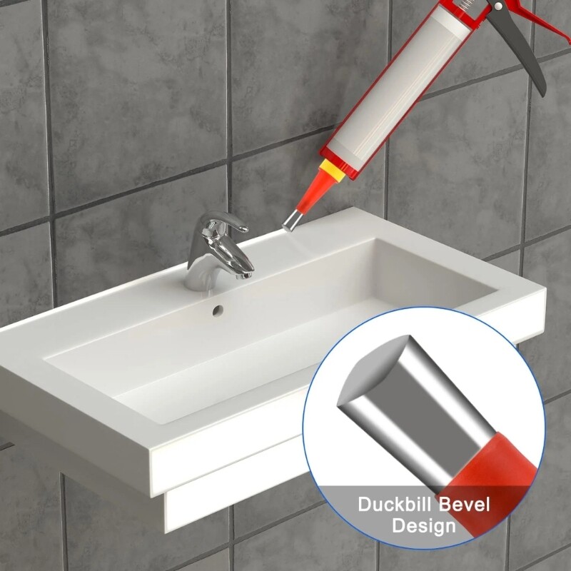 Universal Integrated Rubber Nozzle Tool Reusable Rubber Nozzle Tool with Base