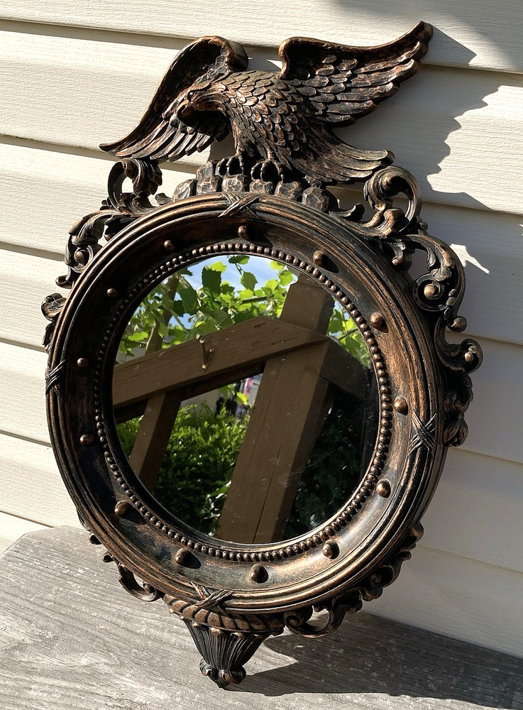 Vintage Eagle Mirror 21" Federal Style Porthole
