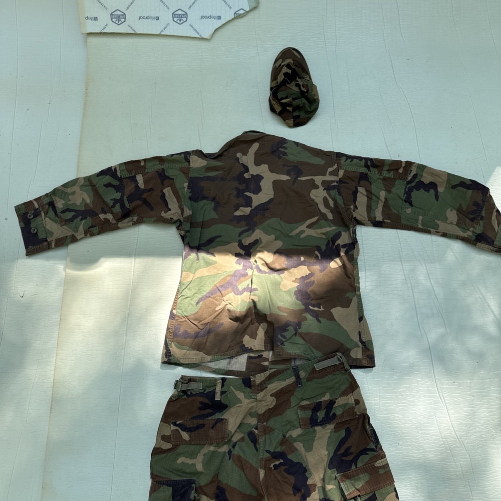 US Army Jacket, pants, hat Medium Short