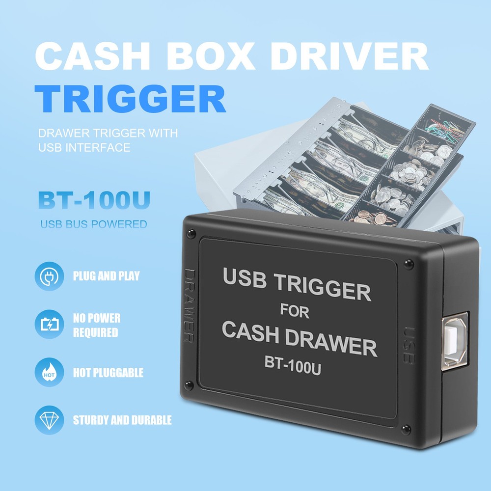 BT-100U Cash Drawer Driver Trigger with USB Interface Drawer Trigger A5Z36226