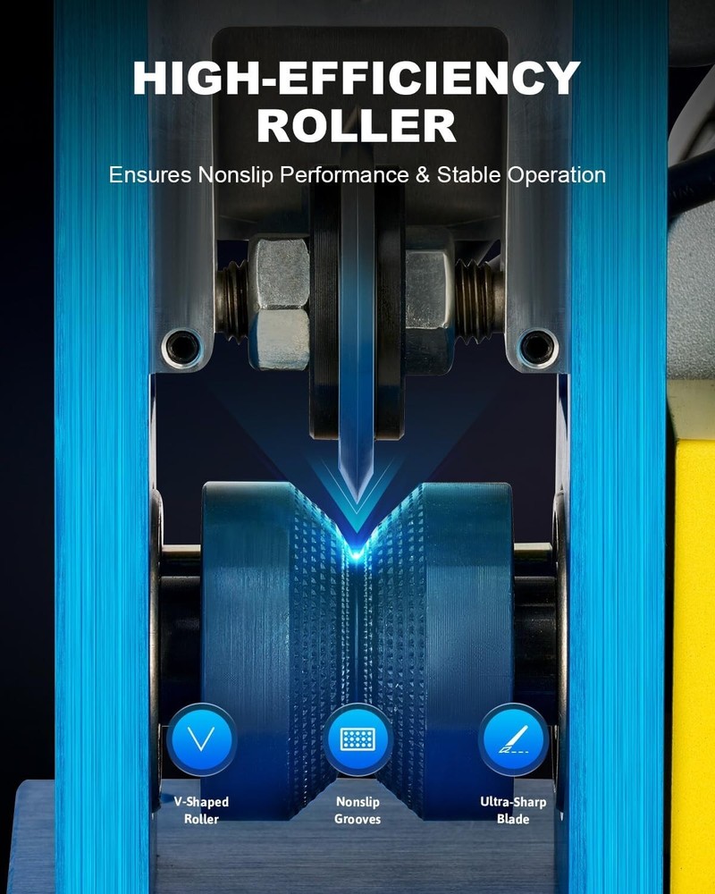 Electric Wire Stripper Machine, 0.06"-1" Automatic Wire Stripping Machine, Wi...