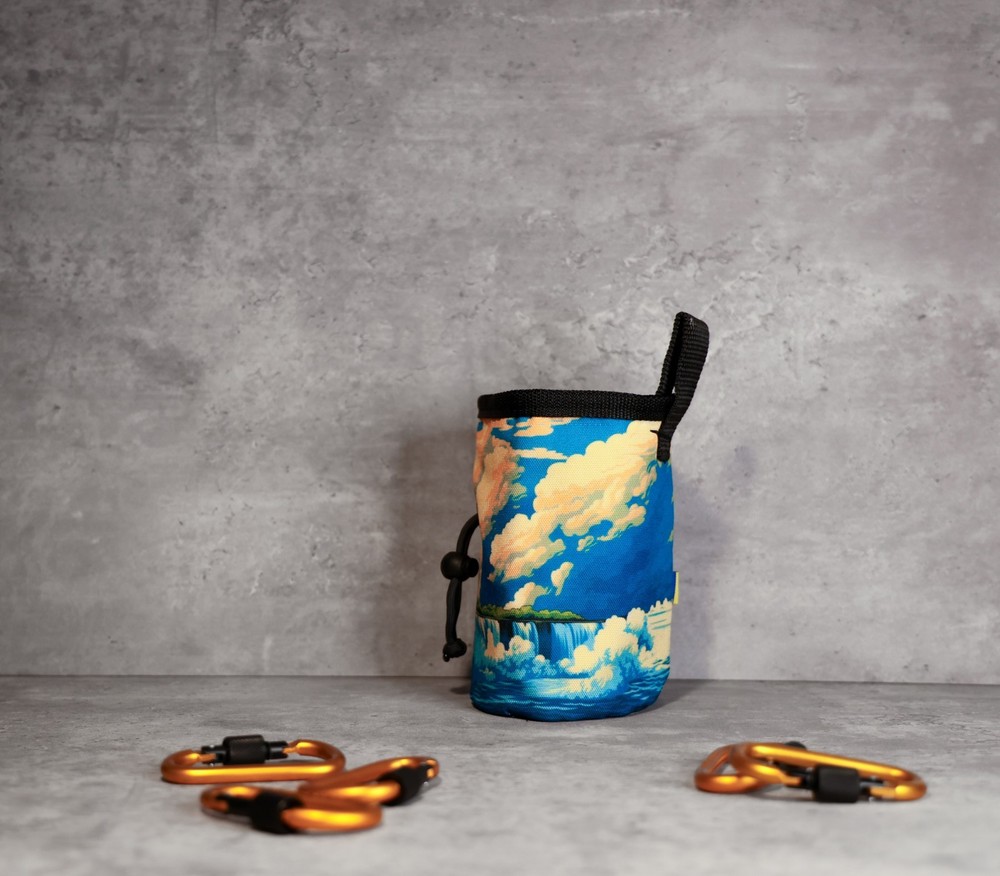 Waterfall Horizon Chalk Bag | Dreamy Climbing Accessory