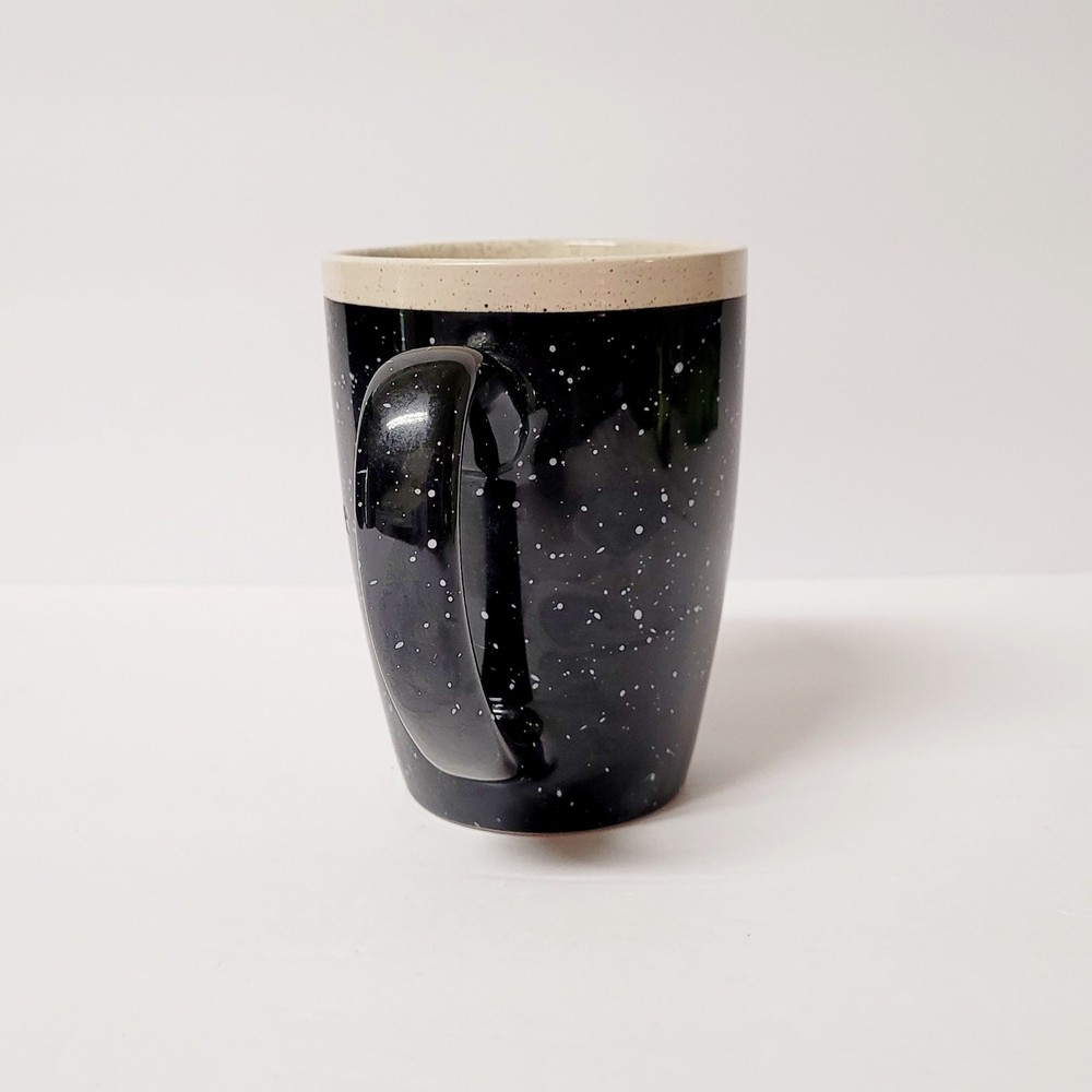 GARRISON BROTHERS Distillery Ceramic Mug Speckled Black Tan 14oz