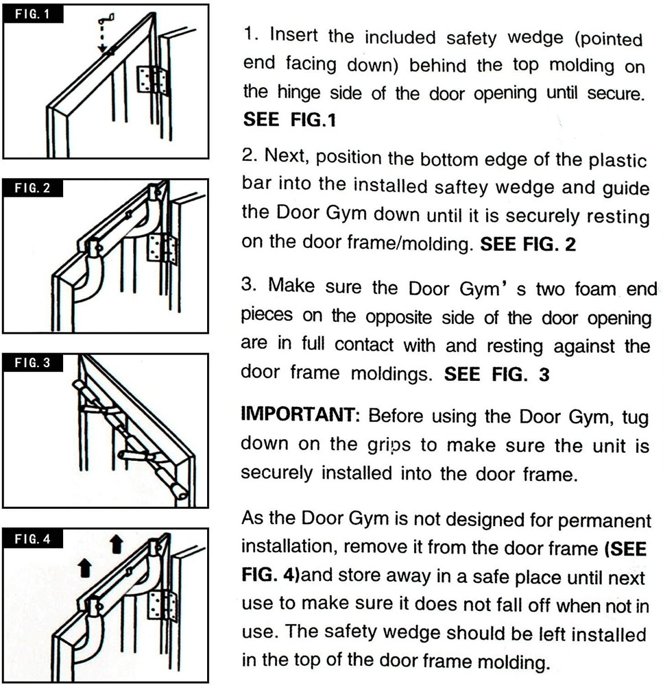 Door frame pull-up bar sit-up multi-functional home fitness machine