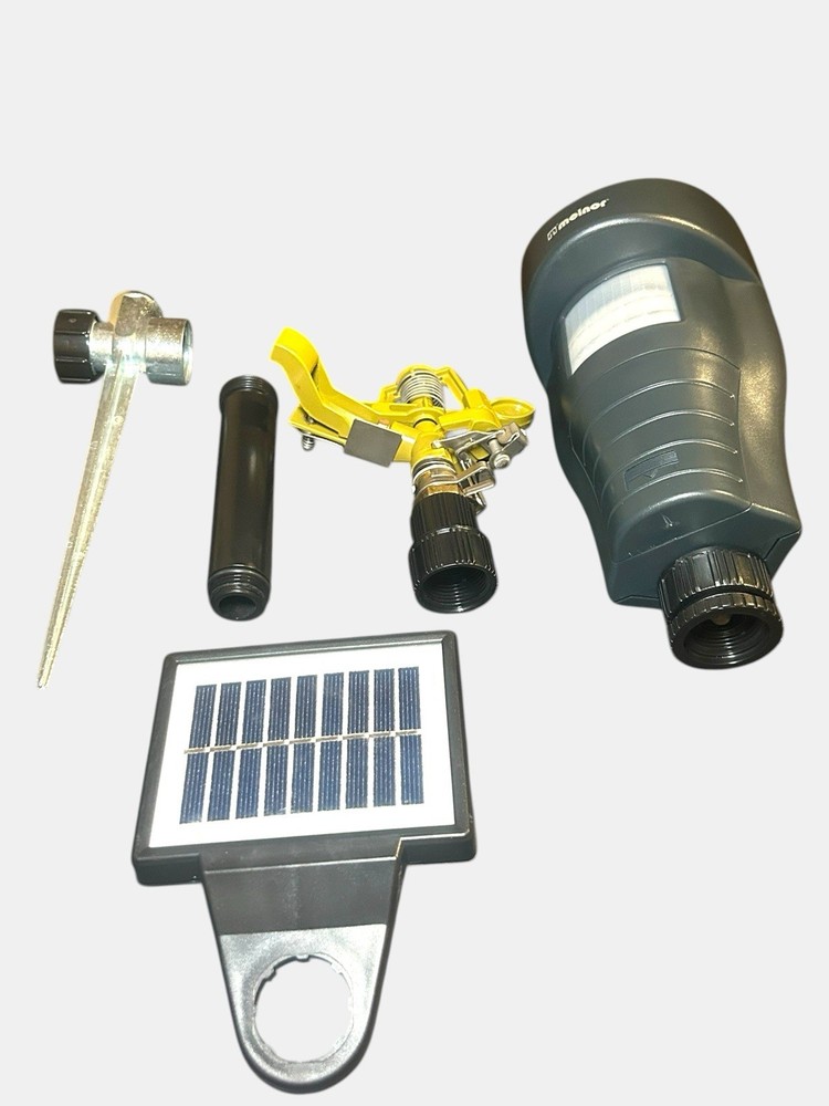 Melnor 15555 Solar Motion-Activated Animal Repeller - Open Box & Tested