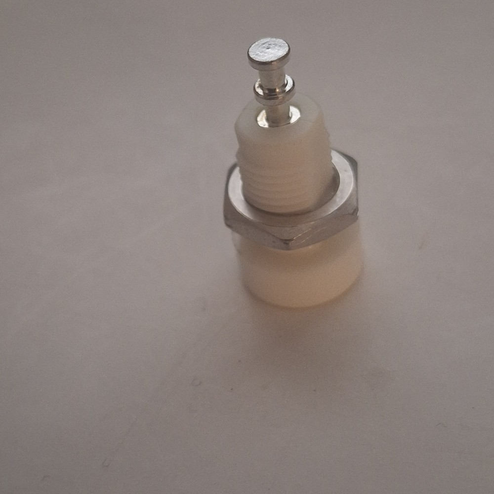 Banana Jack, Panel Mount , White, 15A