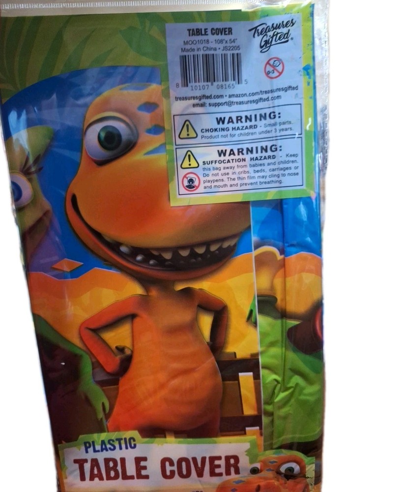 Jim Henson’s DINOSAUR TRAIN plastic table cover NEW